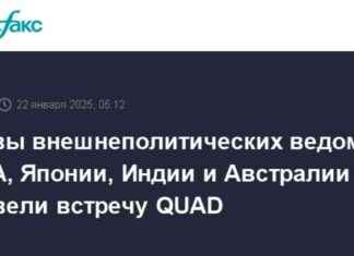Встреча министров внешних дел США, Японии, Индии и Австралии QUAD quad