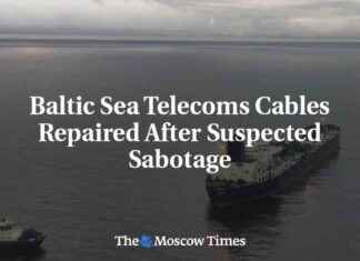 Восстановление морских кабелей в Балтийском море после подозреваемого саботажа.