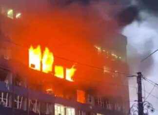 Видеозапись удара по заводу «Мотор Сич» в Украине