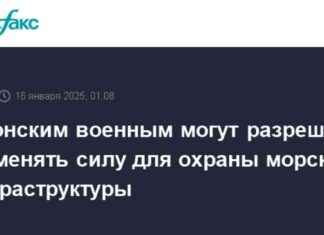 Эстонским военным: применение силы для охраны морской инфраструктуры