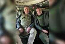 Осмотр пострадавших территорий ВСУ в Курской области